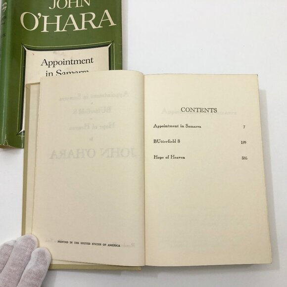 John O'Hara Stories Appointment in Samarra Butterfield 8 Hope of Heaven HBDC - Picture 8 of 14